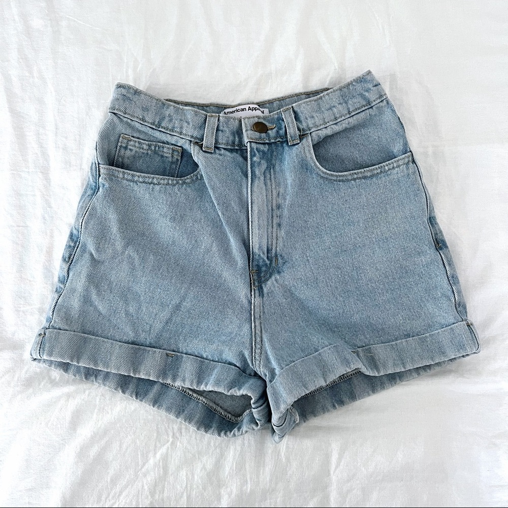 AMERICAN APPAREL JEAN SHORTS